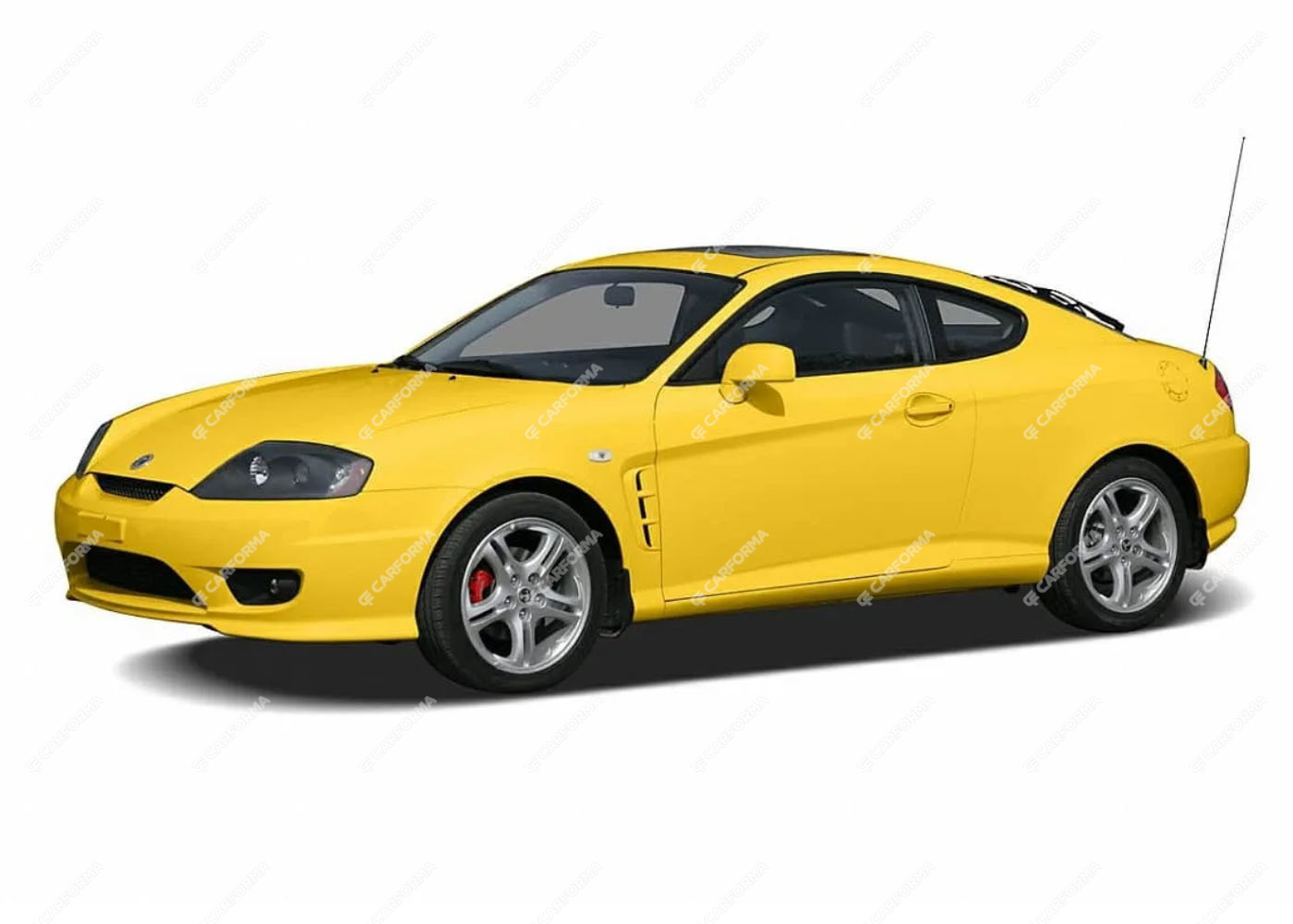 Ворсовые коврики на Hyundai Coupe II 2002 - 2009