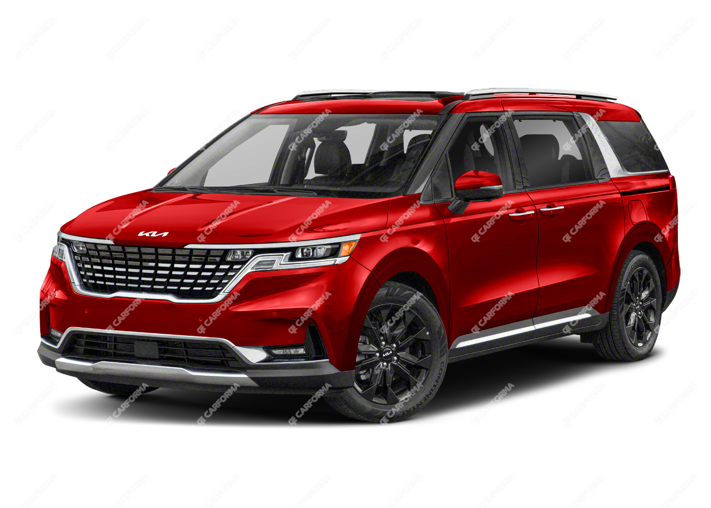 Ворсовые коврики на KIA Carnival IV 9 мест 2020 - 2025