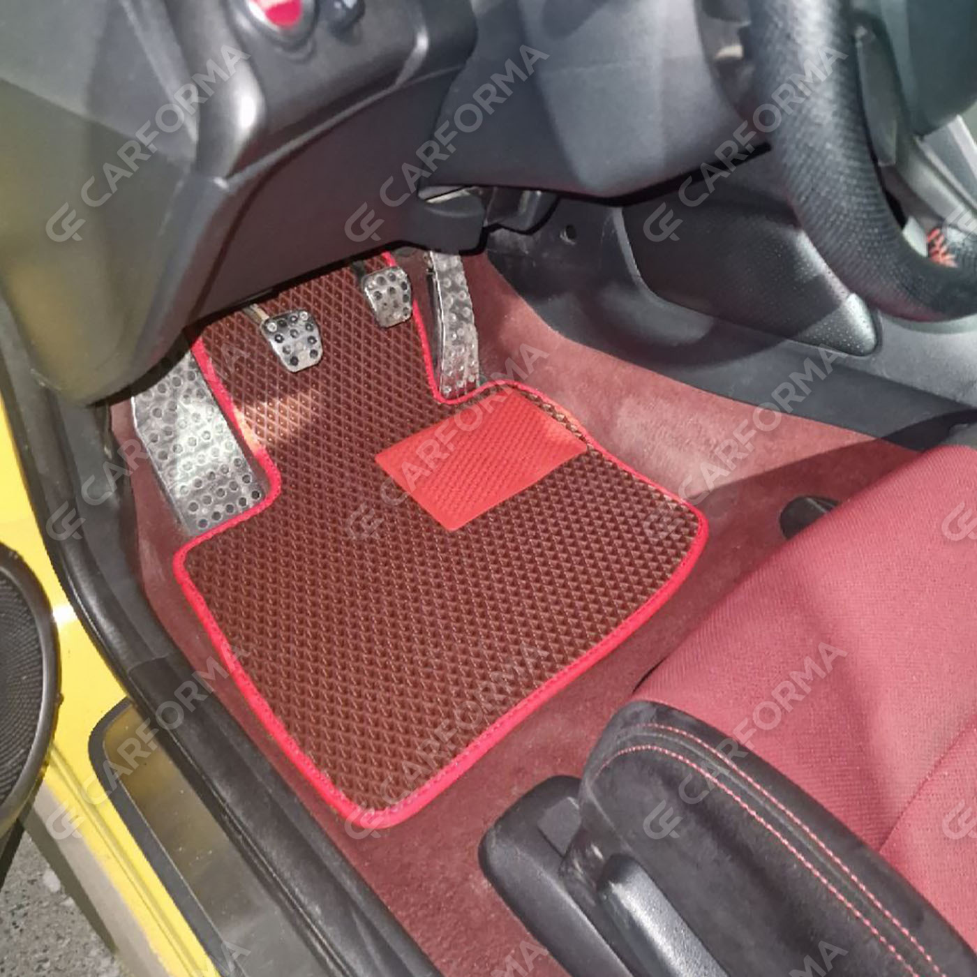 Ворсовые коврики на Honda Civic VIII 3d 2006&nbsp;-&nbsp;2011 в Москве