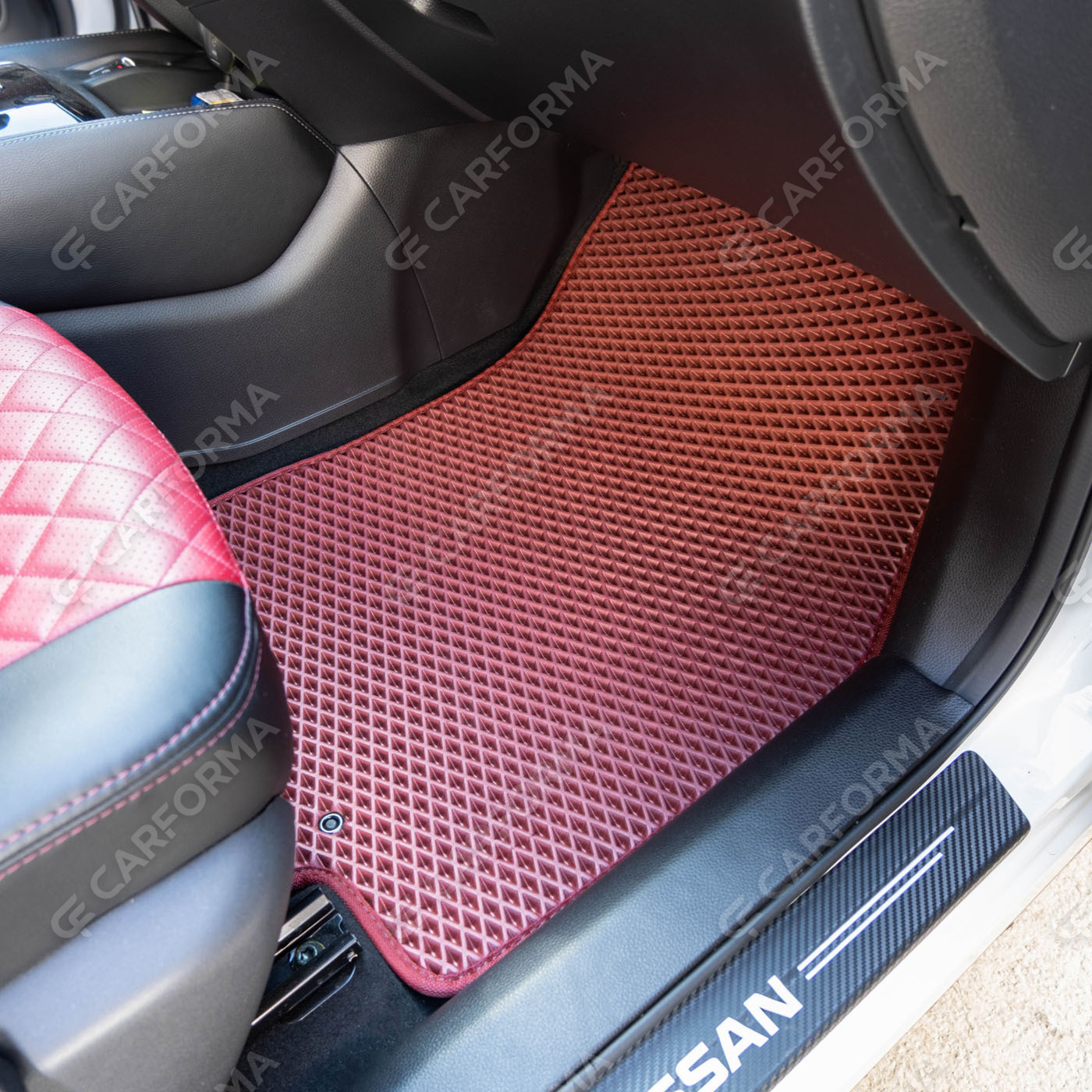 Водительские eva коврики Nissan Qashqai (J11) (Россия и Китай) 2015&nbsp;-&nbsp;2024 в Москве