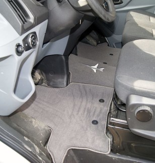 Ворсовые коврики на Ford Transit VII 2014 - 2025 в Москве