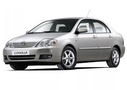 Ворсовые коврики на Toyota Corolla (E12) 2000 - 2007 в Москве