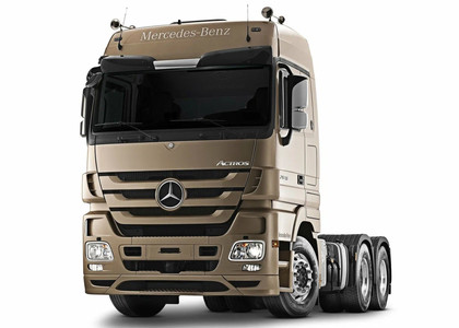 Ворсовые коврики на Mercedes Actros MP3 тягач 2008 - 2020 в Москве