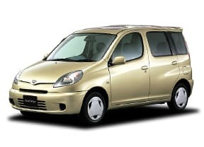 Коврики на Toyota Funcargo 1999 - 2006 в Москве