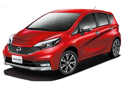Ворсовые коврики на Nissan Note E-Power (E12) 2016 - 2020 в Москве