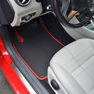 Ворсовые коврики на Mercedes GLA (X156) 2014 - 2020 в Москве