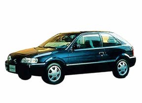 Ворсовые коврики на Toyota Corolla II (L50) 1994 - 1999 в Москве