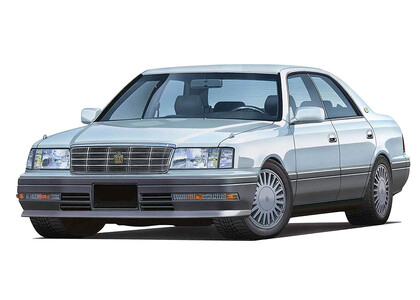 Ворсовые коврики на Toyota Crown (S150) 1995 - 2001 в Москве