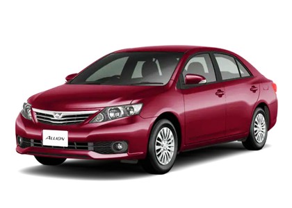 Ворсовые коврики на Toyota Allion II 2007 - 2021 в Москве
