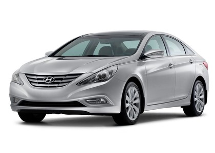 Ворсовые коврики на Hyundai Sonata 6 (YF) 2009 - 2014 в Москве