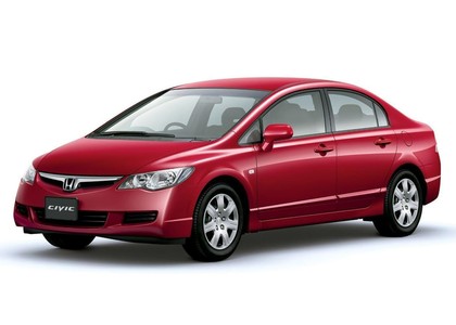 Ворсовые коврики на Honda Civic VIII 4d 2006 - 2011 в Москве