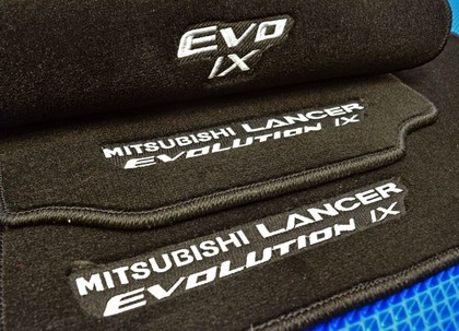 Ворсовые коврики на Mitsubishi Lancer Evolution IX 2005 - 2007 в Москве