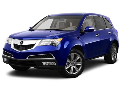Ворсовые коврики на Acura MDX II 2006 - 2013 в Москве