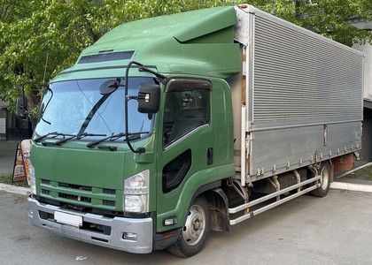 Ворсовые коврики на Isuzu Forward V широкая кабина 2007 - 2025 в Москве