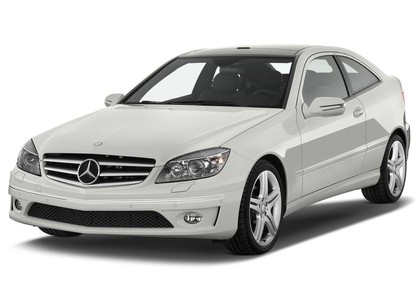 Ворсовые коврики на Mercedes CLC (CL203) 2008 - 2011 в Москве