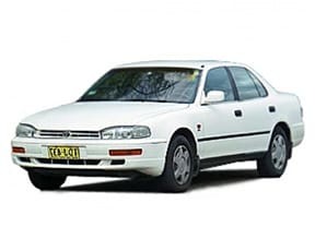 Ворсовые коврики на Toyota Camry (XV10) 1991 - 1996 в Москве