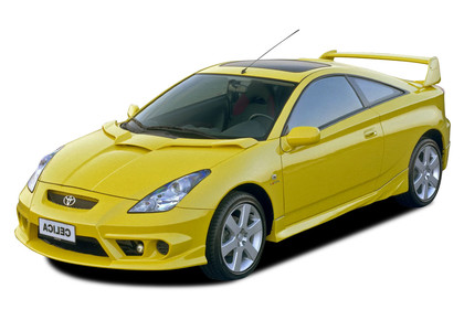 Ворсовые коврики на Toyota Celica (T23) 1999 - 2006 в Москве