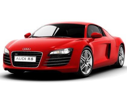 Ворсовые коврики на Audi R8 2006 - 2016 в Москве