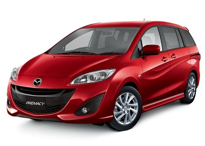 Ворсовые коврики на Mazda Premacy III 2010 - 2018 в Москве
