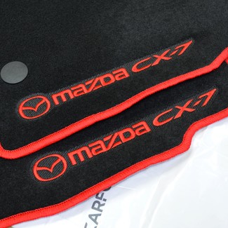 Ворсовые коврики на Mazda CX7 2006 - 2012 в Москве