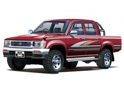Ворсовые коврики на Toyota Hilux V 1988 - 1997 в Москве