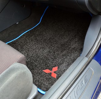 Ворсовые коврики на Mitsubishi Eclipse IV 2005 - 2011 в Москве