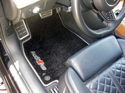 Ворсовые коврики на Audi S6 (C7) 2012 - 2018 в Москве