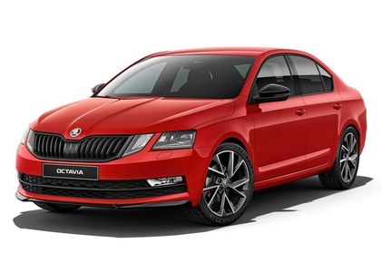 Ворсовые коврики на Skoda Octavia A7 2013 - 2020 в Москве