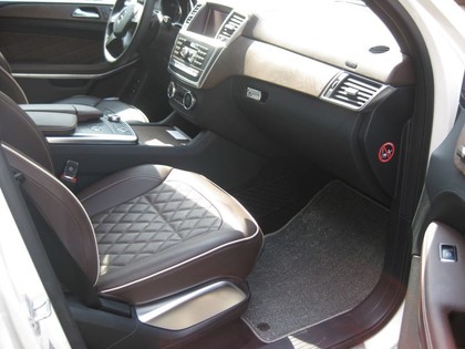 Ворсовые коврики на Mercedes GL (X166) 2012 - 2015 в Москве