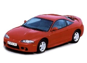 Коврики на Mitsubishi Eclipse II 1994 - 1999 в Москве