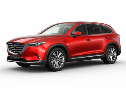 Ворсовые коврики на Mazda CX9 II 2015 - 2025 в Москве