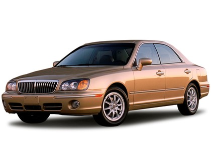 Ворсовые коврики на Hyundai XG 1998 - 2005 в Москве