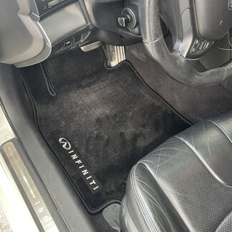 Ворсовые коврики на Infiniti Q60 I 2013 - 2016 в Москве Ворсовые коврики на Infiniti Q60 I 2013 - 2016 в Москве
