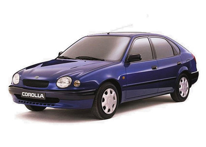 Ворсовые коврики на Toyota Corolla (E11) 1997 - 2001 в Москве
