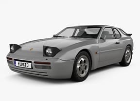 Ворсовые коврики на Porsche 944 1981 - 1991 в Москве