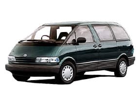 Ворсовые коврики на Toyota Previa (XR10, XR20) 1990 - 2000 в Москве