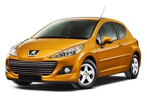 Ворсовые коврики на Peugeot 207 2006 - 2012 в Москве