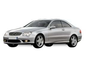 Ворсовые коврики на Mercedes CLK (C209) 2002 - 2009 в Москве