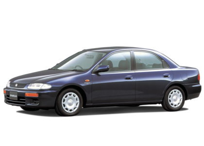 Ворсовые коврики на Mazda Familia (BH) 1994 - 1999 в Москве