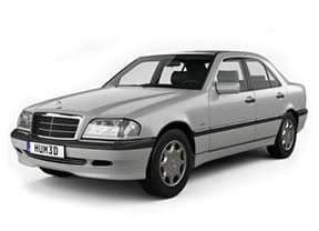 Ворсовые коврики на Mercedes C (W202) 1993 - 2000 в Москве