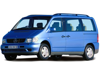 Ворсовые коврики на Mercedes Vito (W638) 1996 - 2003 в Москве