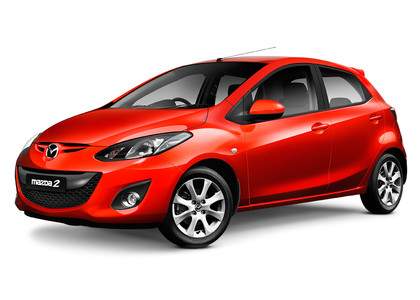 Ворсовые коврики на Mazda 2 2007 - 2015 в Москве