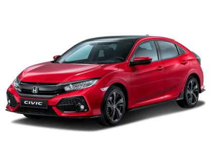Ворсовые коврики на Honda Civic X 5d 2017 - 2021 в Москве