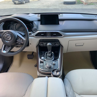 Ворсовые коврики на Mazda CX9 II 2015 - 2025 в Москве