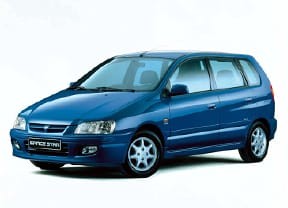 Ворсовые коврики на Mitsubishi Space Star 1998 - 2005 в Москве