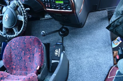 Ворсовые коврики на Hyundai Universe Space Luxury  в Москве