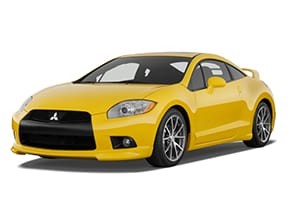 Ворсовые коврики на Mitsubishi Eclipse IV 2005 - 2011 в Москве