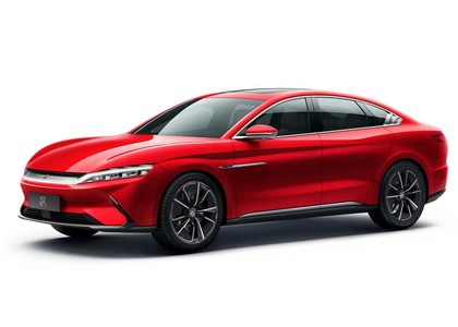 Ворсовые коврики на BYD Han EV 2020 - 2025 в Москве