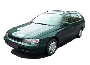 Ворсовые коврики на Toyota Carina E (T19) 1992 - 1997 в Москве