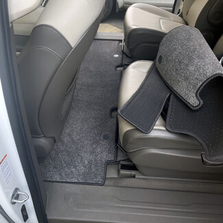 Ворсовые коврики на KIA Carnival IV 9 мест 2020 - 2025 в Москве